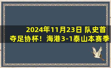 2024年11月23日 队史首夺足协杯！海港3-1泰山本赛季夺双冠王 泰山足协杯两连亚